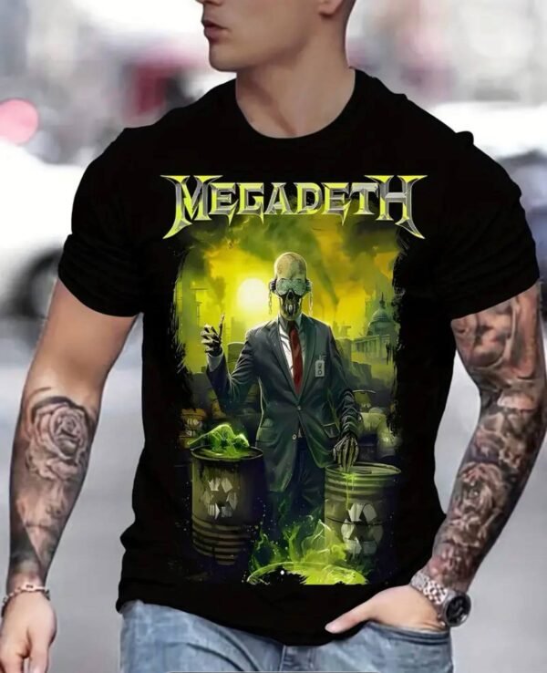 camiseta de megadeth